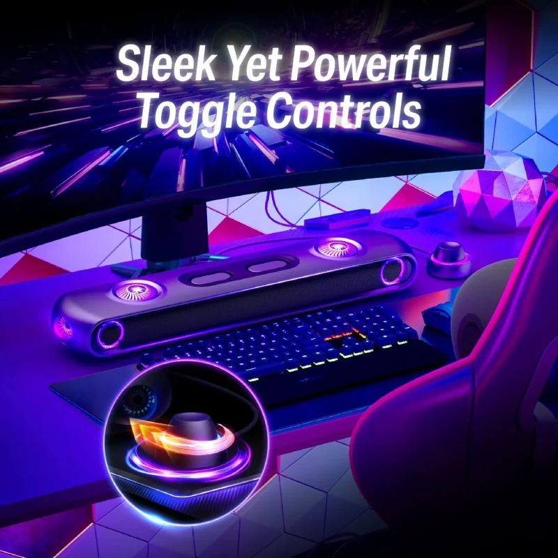 OXS Soundbar gamingowy Thunder Pro+ Gamingowy 7.1.2 Bluetooth Dolby Atmos