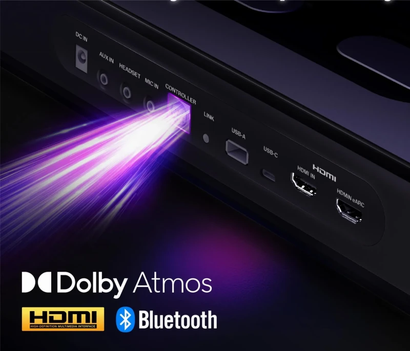 OXS Soundbar gamingowy Thunder Pro+ Gamingowy 7.1.2 Bluetooth Dolby Atmos