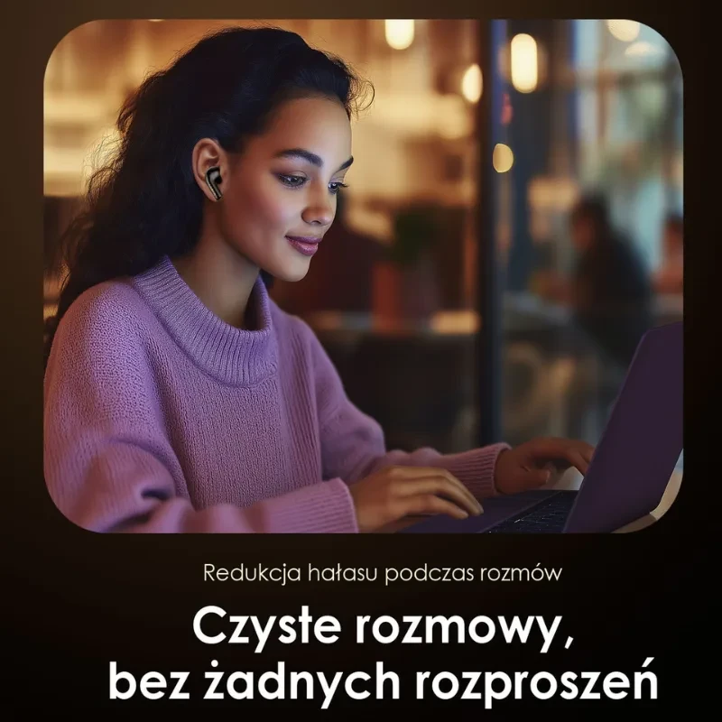 Oraimo słuchawki bezprzewodowe douszne SpaceBuds N ANC czarne