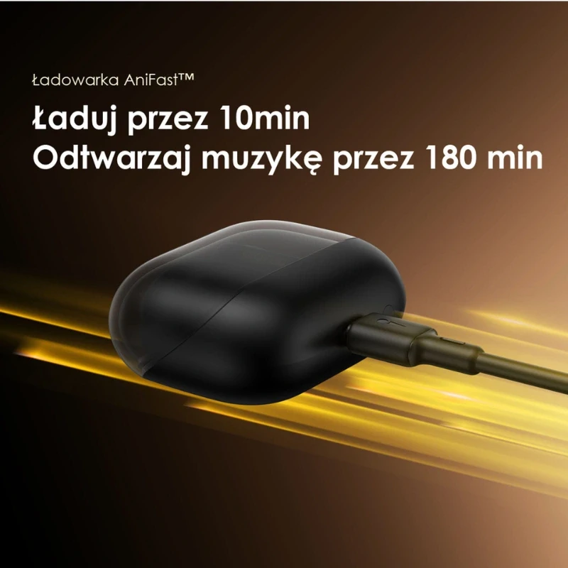 Oraimo słuchawki bezprzewodowe douszne SpaceBuds N ANC czarne