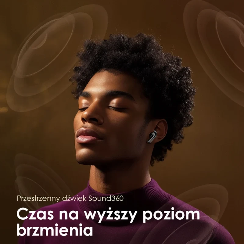 Oraimo słuchawki bezprzewodowe douszne SpaceBuds N ANC czarne