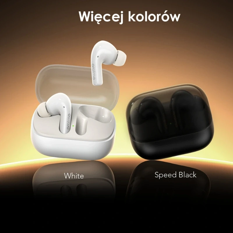 Oraimo słuchawki bezprzewodowe douszne SpaceBuds N ANC czarne