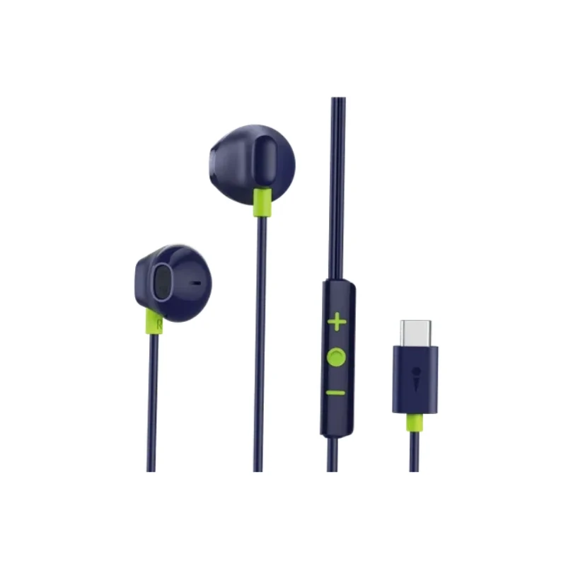 Oraimo słuchawki douszne przewodowe Halo Airy niebieskie USB-C