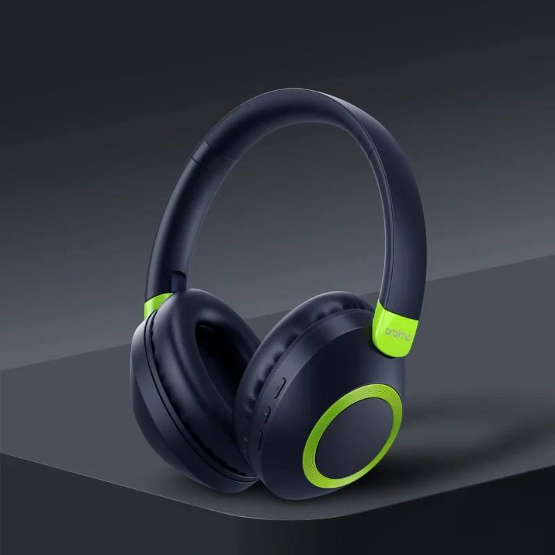 Oraimo Słuchawki Bezprzewodowe Nauszne Bluetooth BoompPop 2S ENC Niebieskie