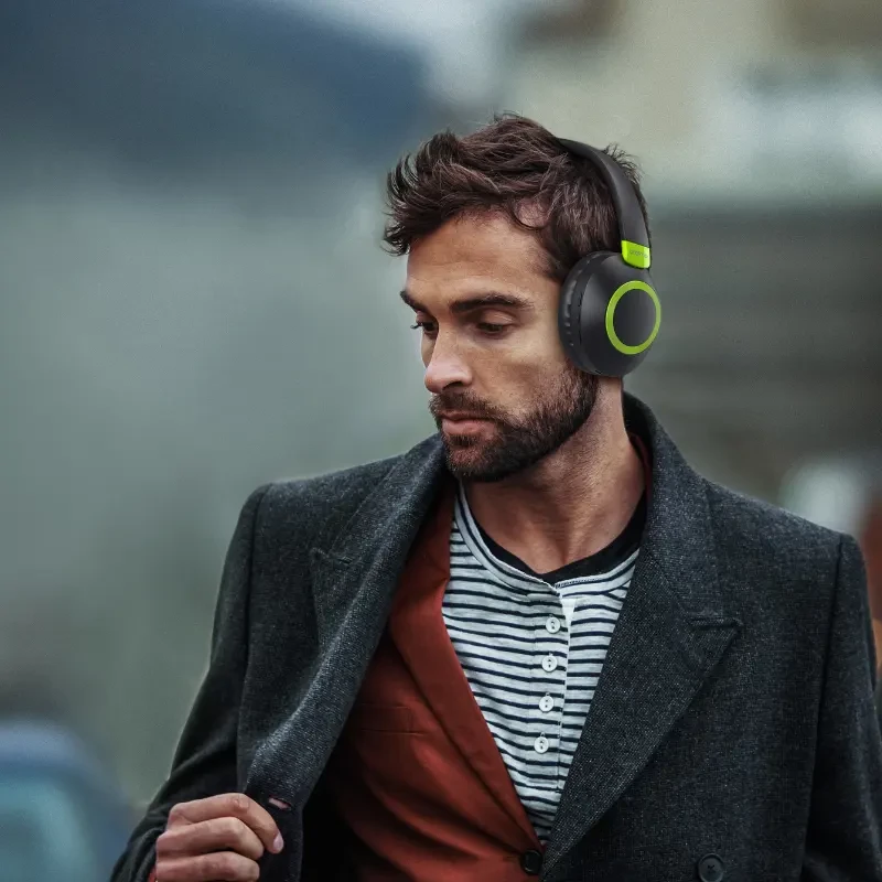 Oraimo Słuchawki Bezprzewodowe Nauszne Bluetooth ENC BoomPop 2 Czarne