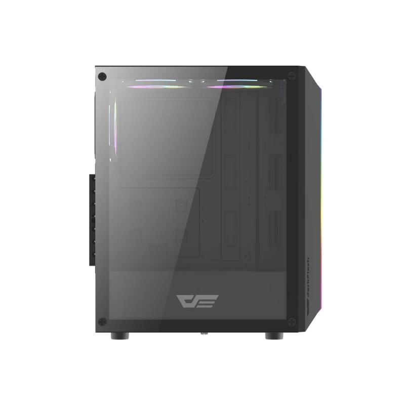 Obudowa Darkflash DK151 ATX Mid-Tower – 3x wentylatory RGB - szkło hartowane