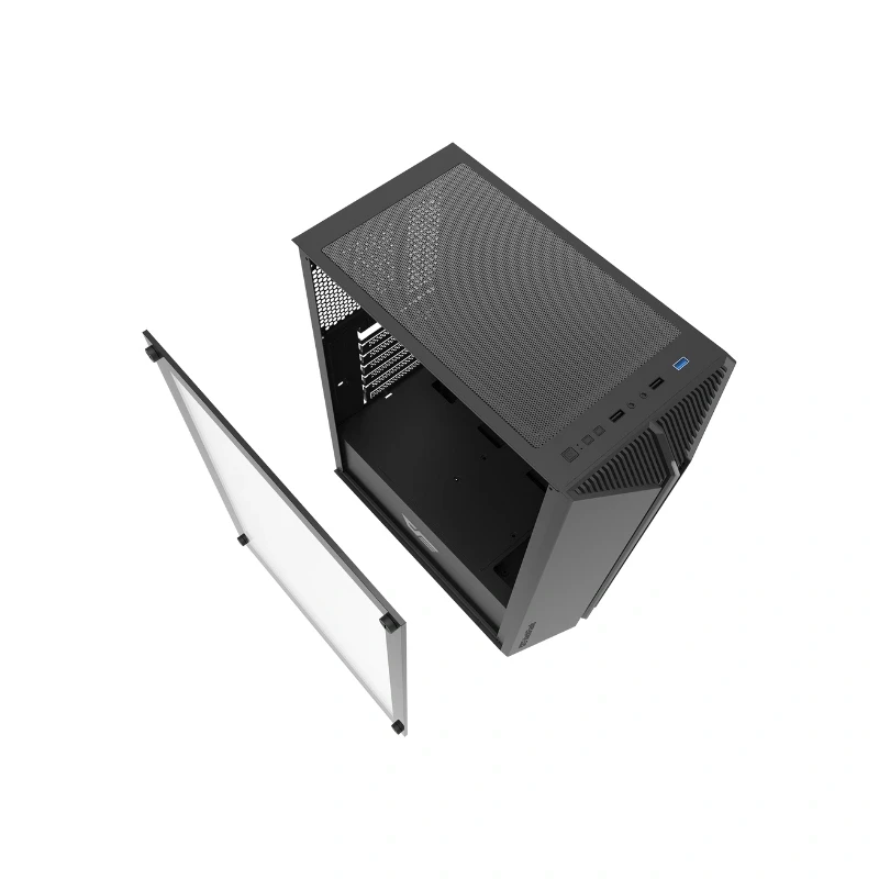 Obudowa Darkflash DK151 ATX Mid-Tower – 3x wentylatory RGB, szkło hartowane otwarte