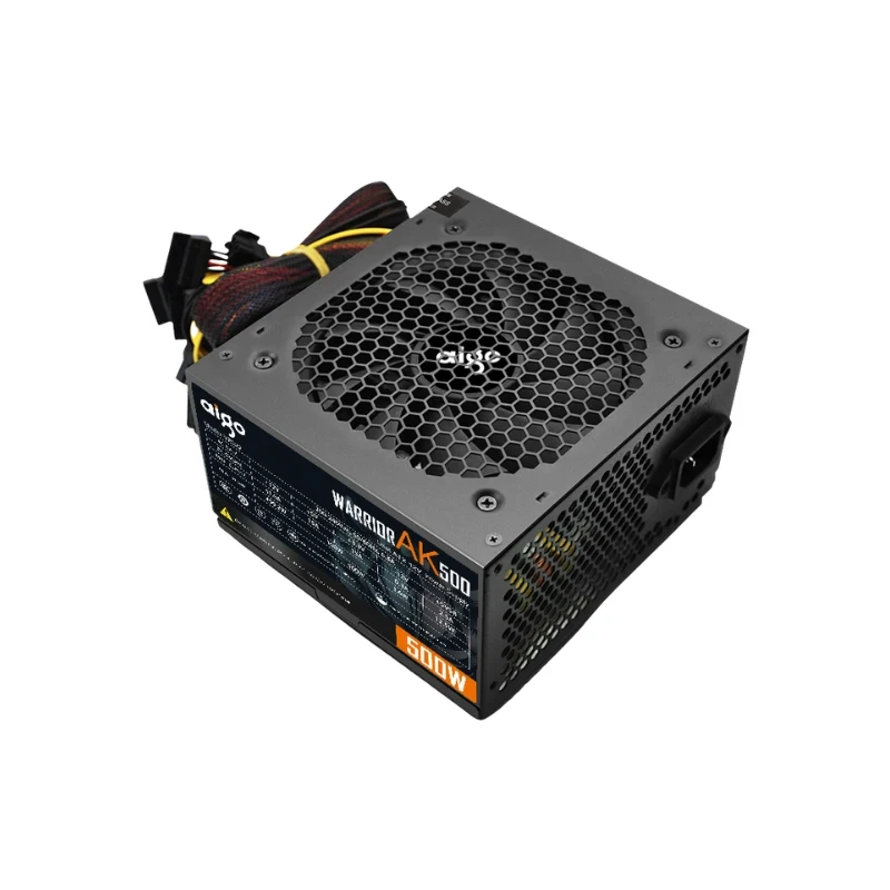Zasilacz Aigo Warrior AK500 500W – Cicha praca, wysoka stabilność, 85% sprawności