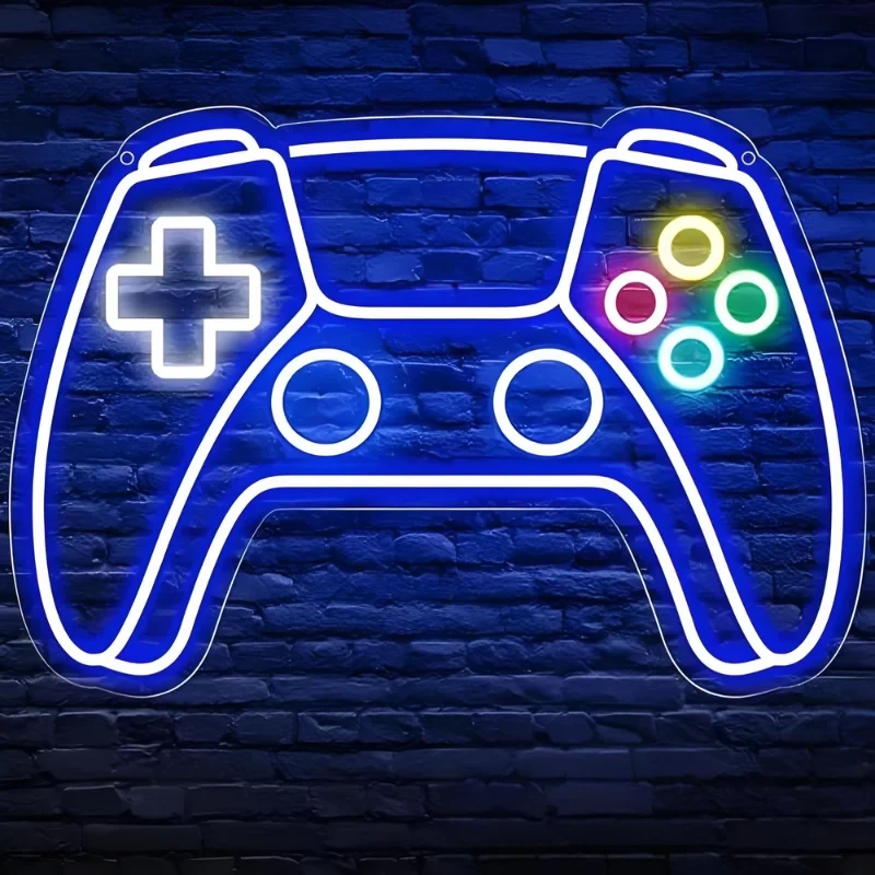 Neon-LED-PS5-Controller-Gamepad-Regulacja-jasności-USB-1.webp