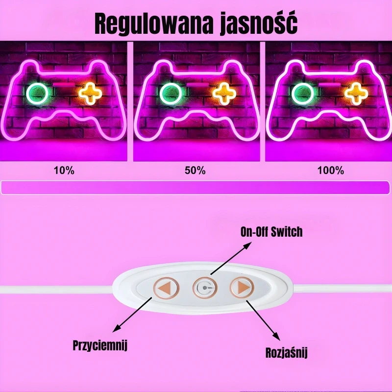 Neon-LED-Controller-Gamepad-Regulacja-jasności-USB-13.webp