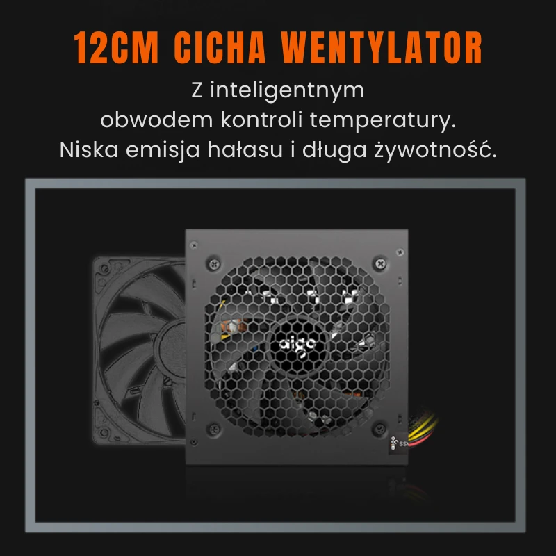 Cichy i wydajny wentylator 120 mm