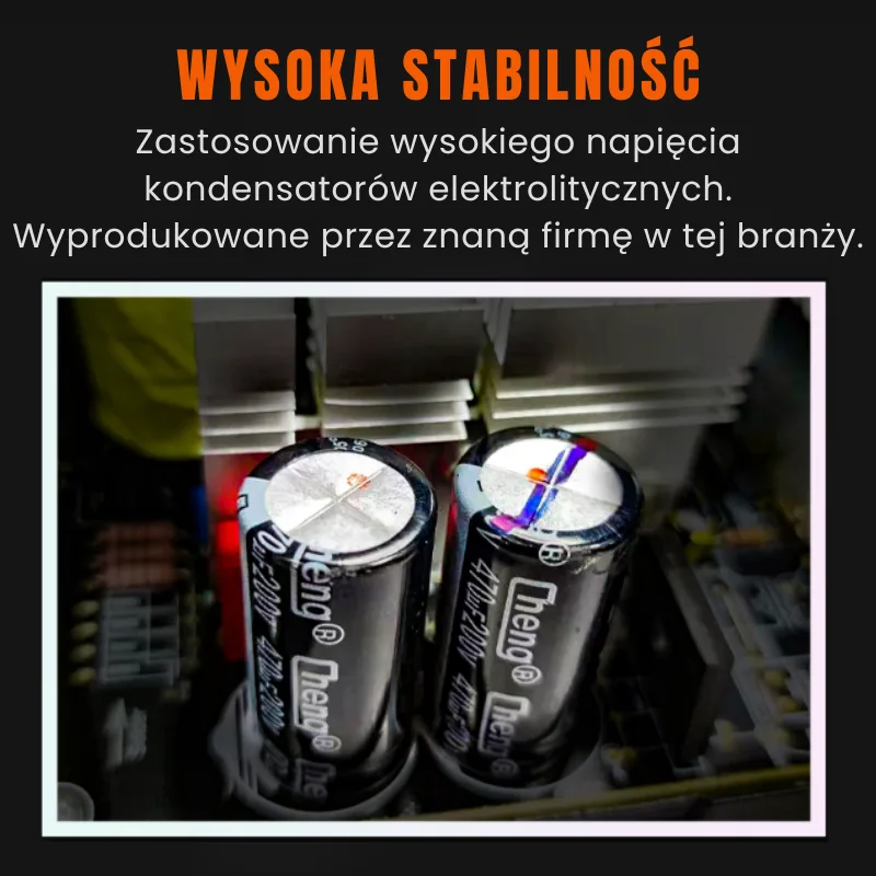 Solidna konstrukcja i bogate okablowanie