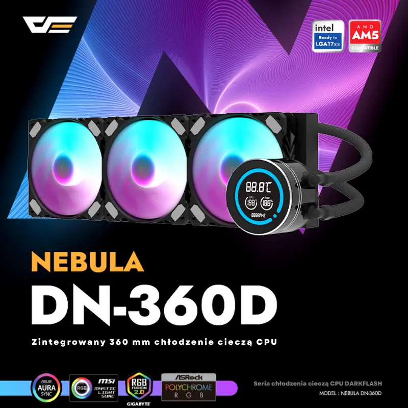 Darkflash DN-D360 chłodzenie wodne ARGB