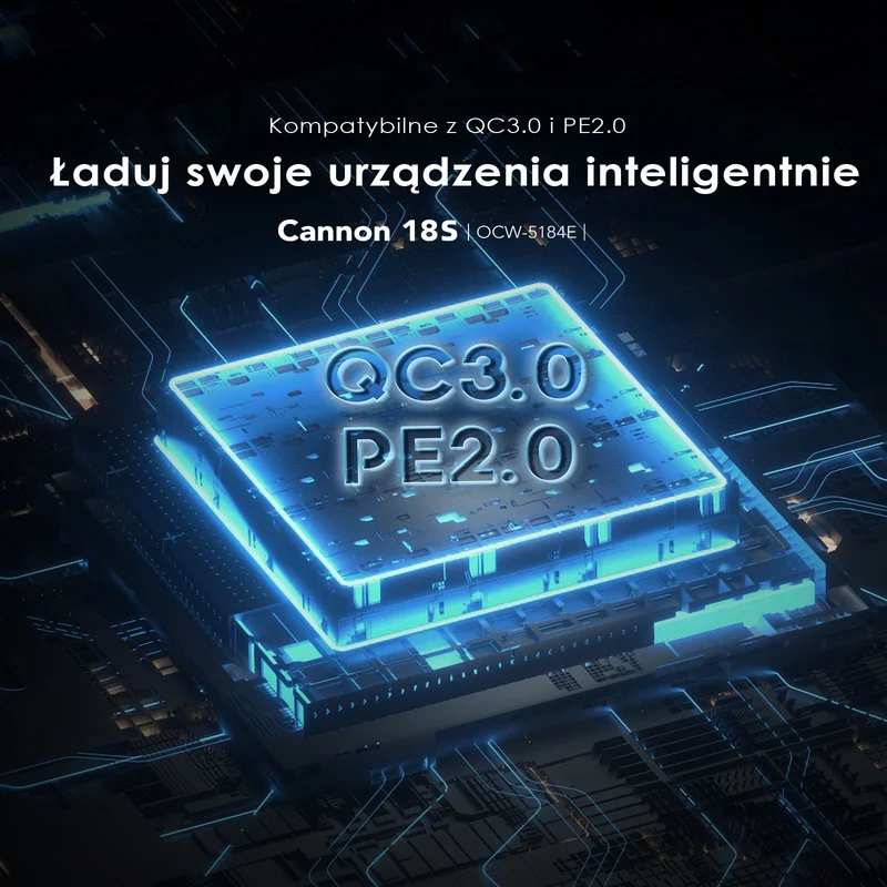 Oraimo ładowarka sieciowa Cannon 18S czarna 18W