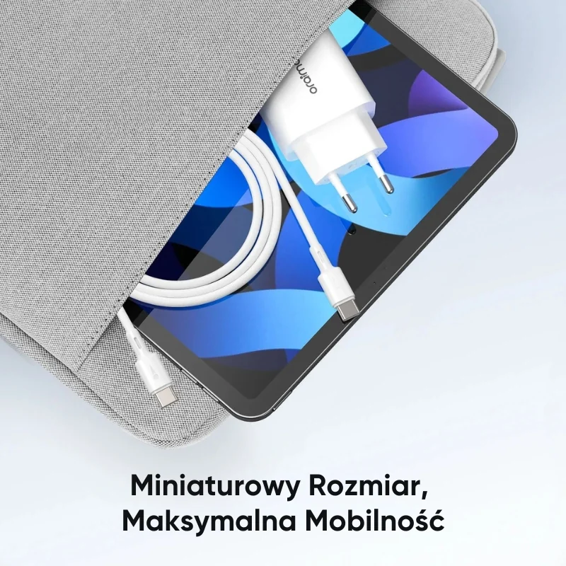 Oraimo ładowarka USB-C do telefonu 20W QC 3.0 Apple Samsung + kabel 60W