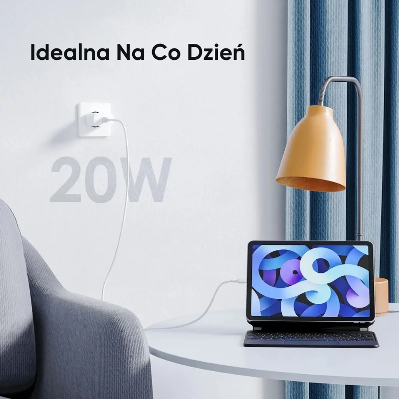 Oraimo ładowarka USB-C do telefonu 20W QC 3.0 Apple Samsung + kabel 60W